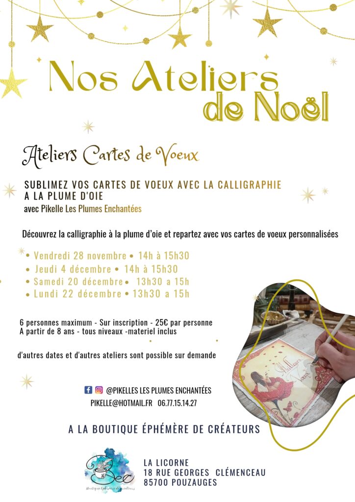 Atelier cartes de voeux