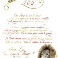 Calligraphie d'un texte écrit à la plume d'oie pour un baptême commande sur mesure