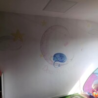 peinture murale dragon lune Dragon