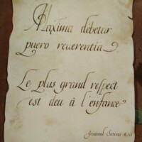 calligraphie à la plume commande sur mesure