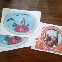 exemple de personnalisation à la plume d'oie