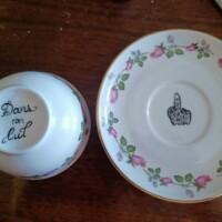 peinture sur porcelaine sur mesure vaisselle en porcelaine personnalisé