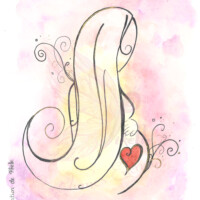 Aquarelle et encre de Chine sur papier recyclé Aquarelle painting