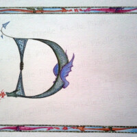 Impression d'art sur papier recyclé